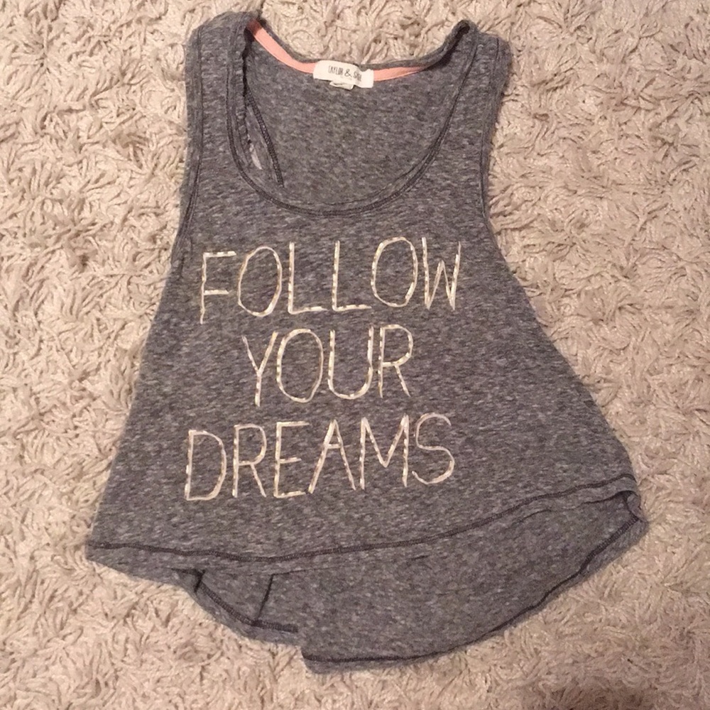 GREY CROP TOP